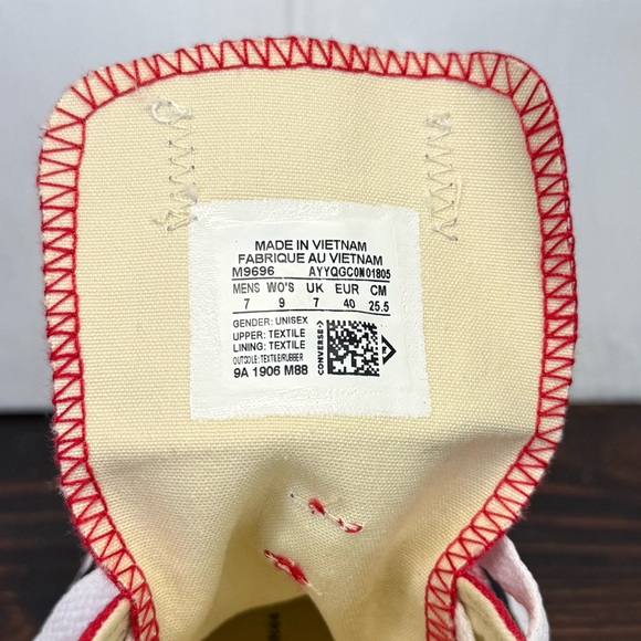 Converse Chuck Taylor All Star Low Top Sneakers – Fire Engine Red Women’s Size 9 - Picture 8 of 9